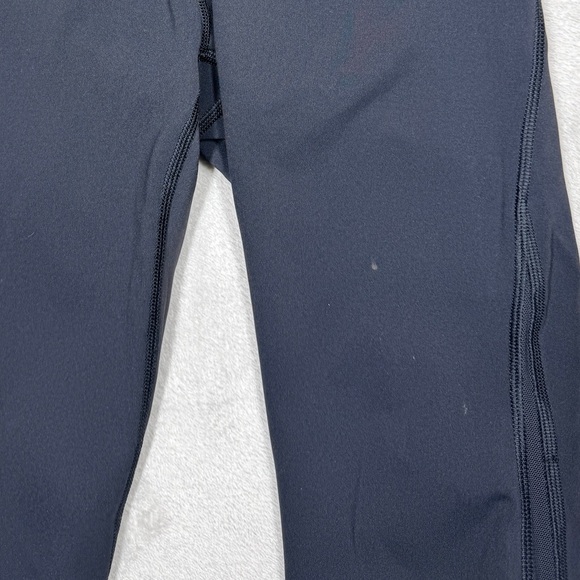 Lululemon Train Times Crop (17") Black Mesh Panels Capri Athletic Leggings 4 - Picture 5 of 16